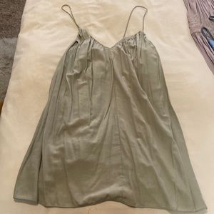 Missguided green shift dress